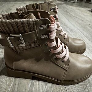 Youth Girls Sugar Lace Up Tie Boots - Macys